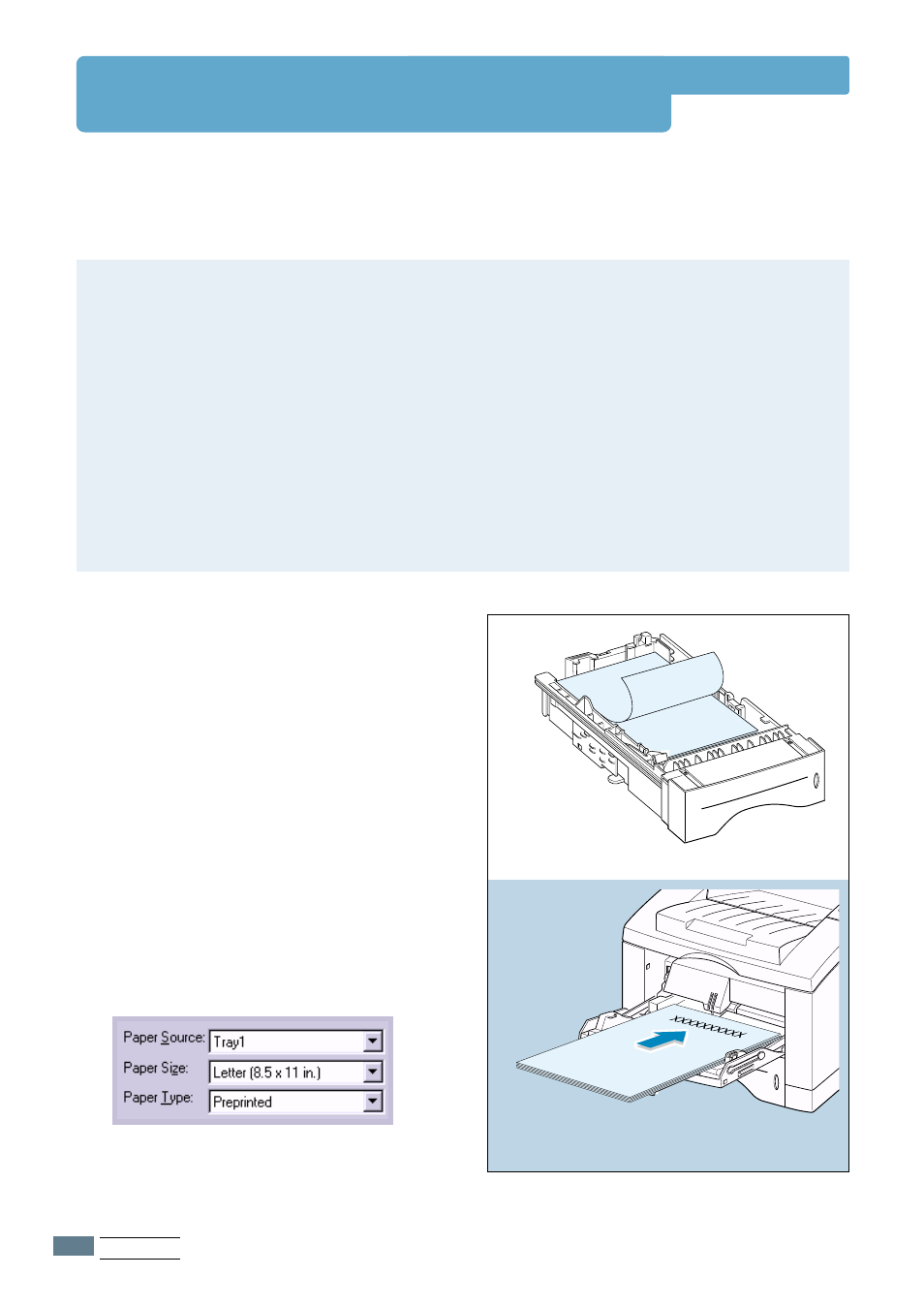 Printing on preprinted paper, Guidelines | Samsung ML-1651N User Manual | Page 55 / 179