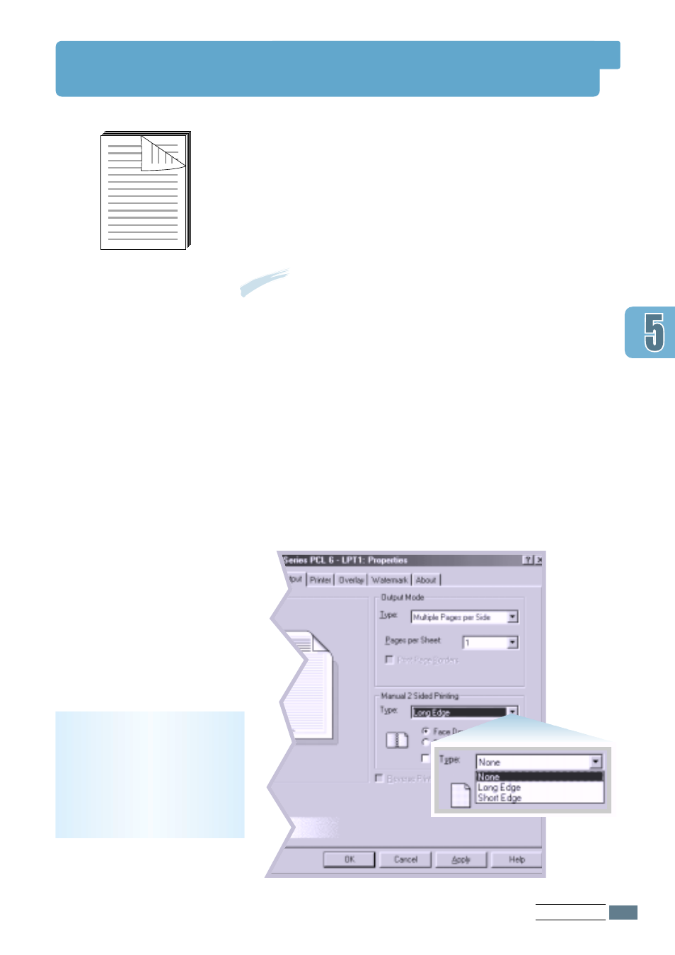 Printing on both sides of the paper, Manual duplexing) | Samsung ML-1651N User Manual | Page 64 / 179