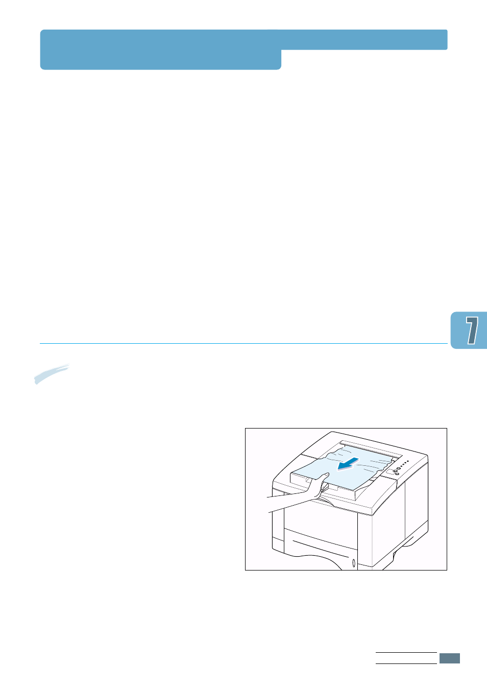 Clearing paper jams, If the paper jams in the printer, go to “ clearing, Output area | Samsung ML-1651N User Manual | Page 98 / 179