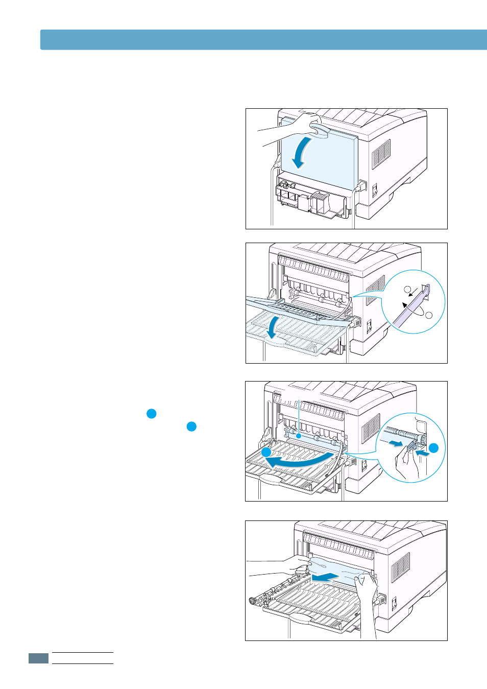 Clearing paper jams | Samsung ML-1651N User Manual | Page 99 / 179