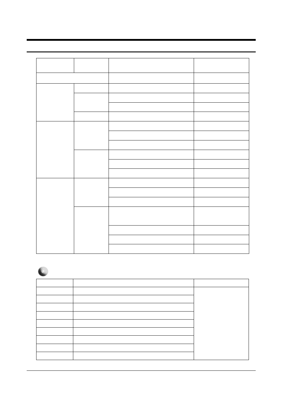 Specifications | Samsung CS29A6WT8X/BWT User Manual | Page 12 / 58