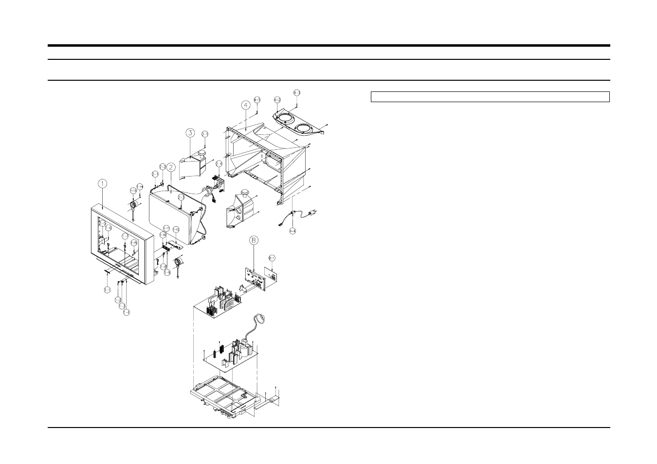 Exploded view & parts list | Samsung CS29A6WT8X/BWT User Manual | Page 32 / 58
