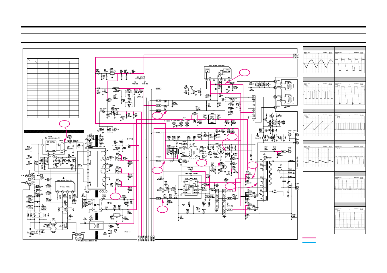 Schematic diagrams, 1 main 1 | Samsung CS29A6WT8X/BWT User Manual | Page 52 / 58