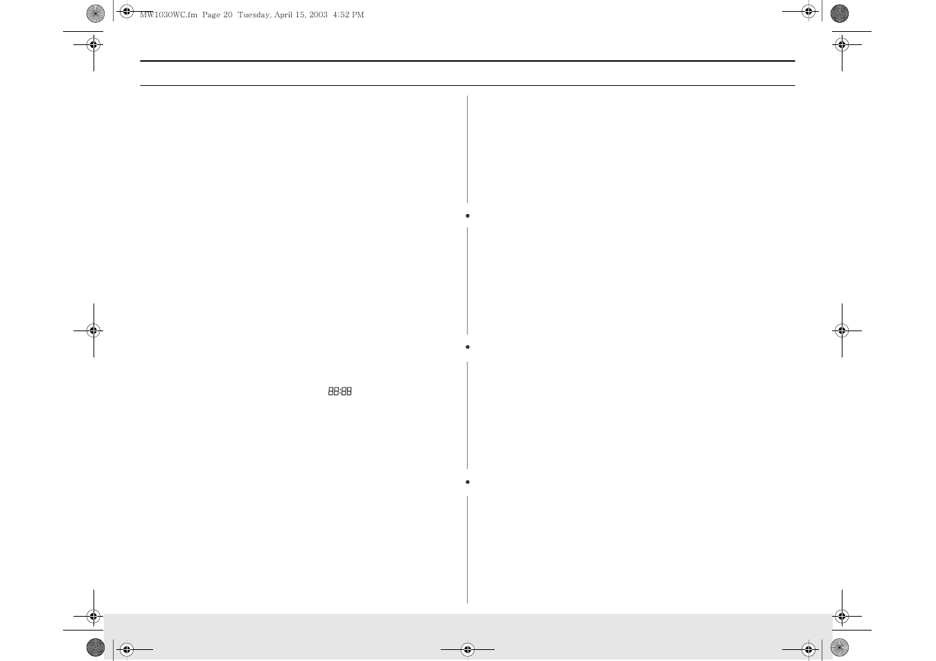 Appendix, Troubleshooting guide | Samsung MW1030BC User Manual | Page 20 / 24