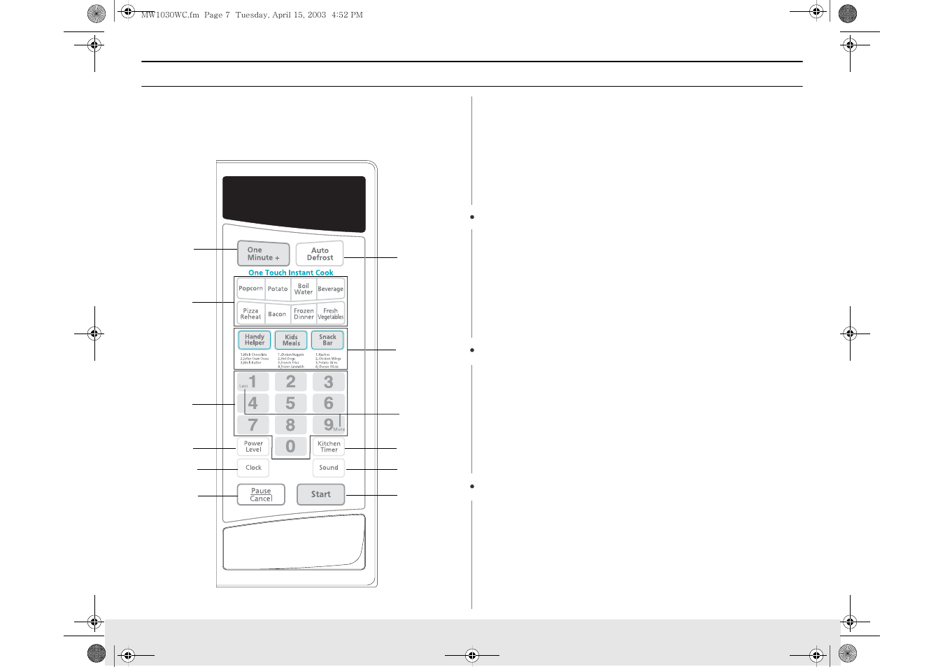 Your new microwave oven | Samsung MW1030BC User Manual | Page 7 / 24