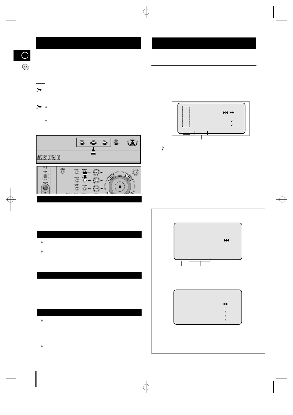 Selecting a cd in the disc changer, Mp3-cd playback, What is mp3 | File compatibility, How many mp3 files can a cd-r or cd-rw disc record, Regarding the playback of cd-r/rw | Samsung MAX-VS530 User Manual | Page 12 / 28