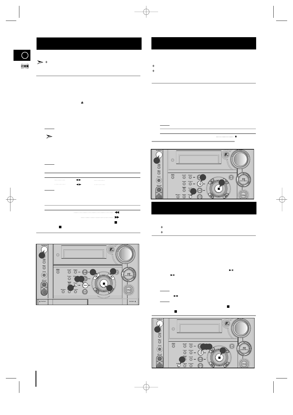 Listening to a cassette, Cd synchro record feature, Recording a compact disc | Samsung MAX-VS530 User Manual | Page 20 / 28