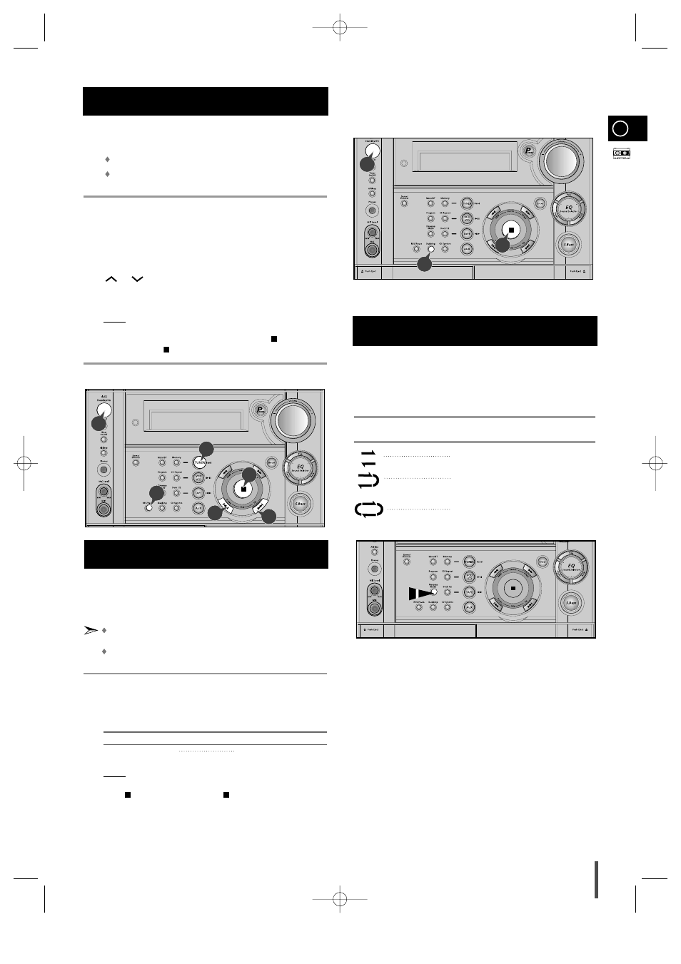 Recording a radio programme, Copying a cassette (dubbing), Selecting the cassette playback mode (deck 2 only) | Samsung MAX-VS530 User Manual | Page 21 / 28