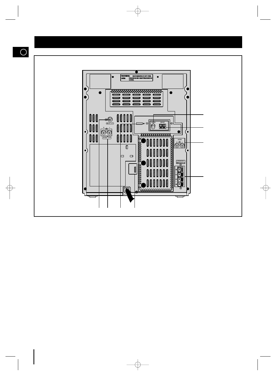 Rear panel view | Samsung MAX-VS530 User Manual | Page 6 / 28