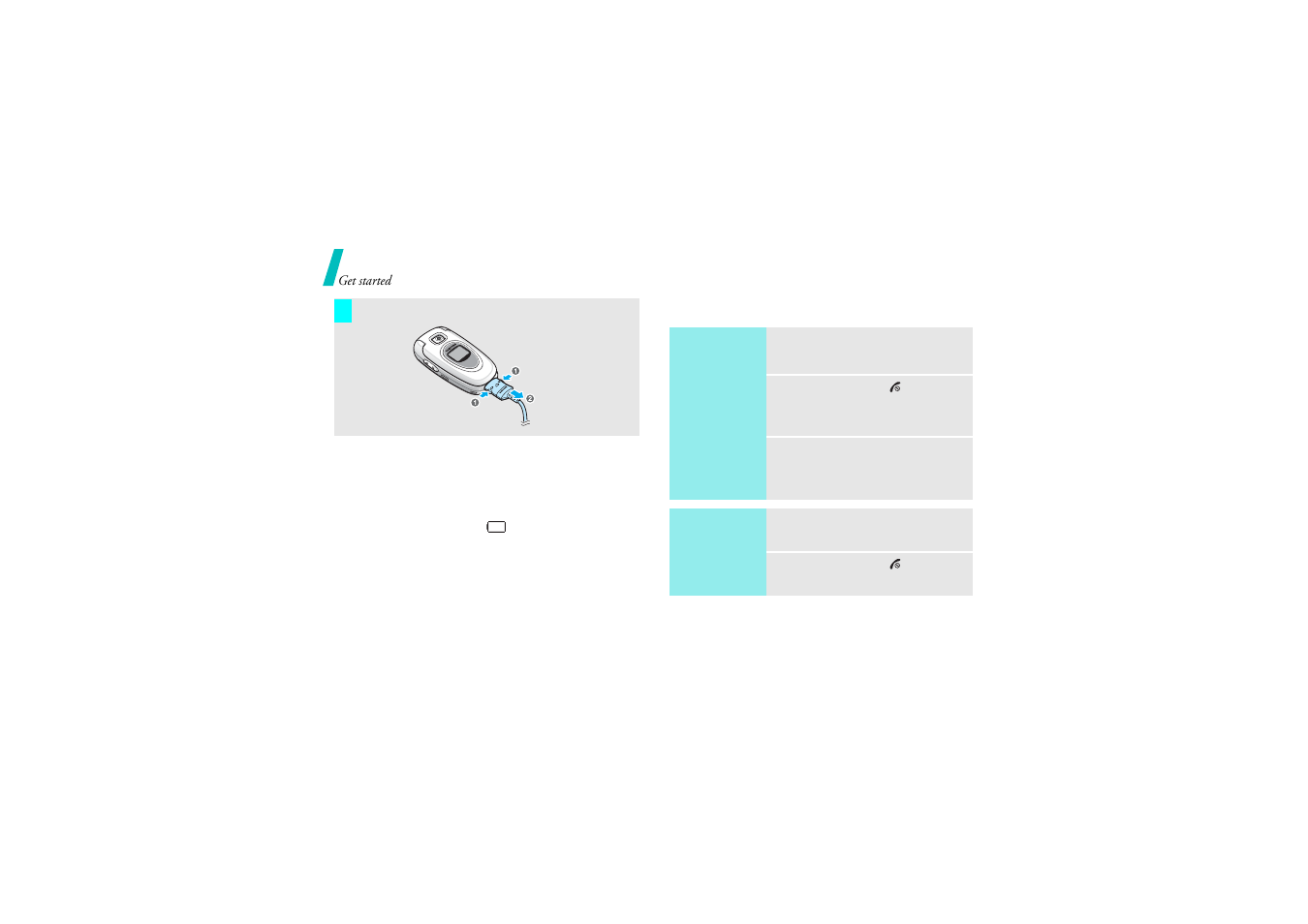 Power on or off | Samsung E340 User Manual | Page 11 / 102