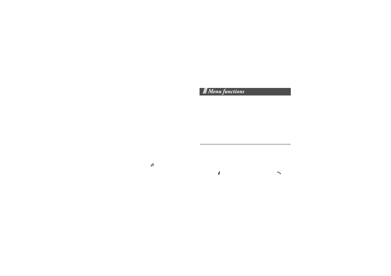 Menu functions, All menu options listed, P.30 | Samsung E340 User Manual | Page 33 / 102