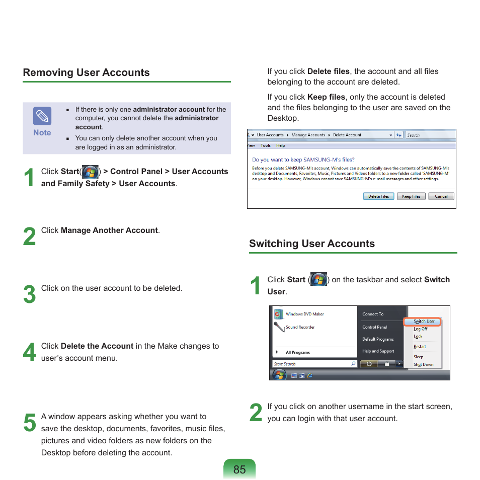 Samsung M60 User Manual | Page 86 / 201