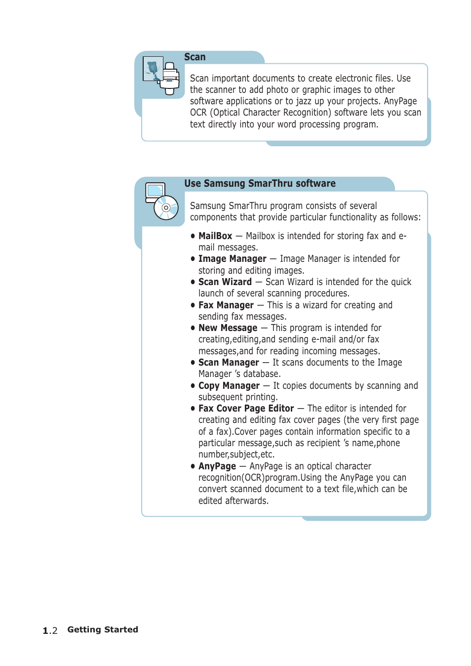 Samsung SF-555P User Manual | Page 13 / 175