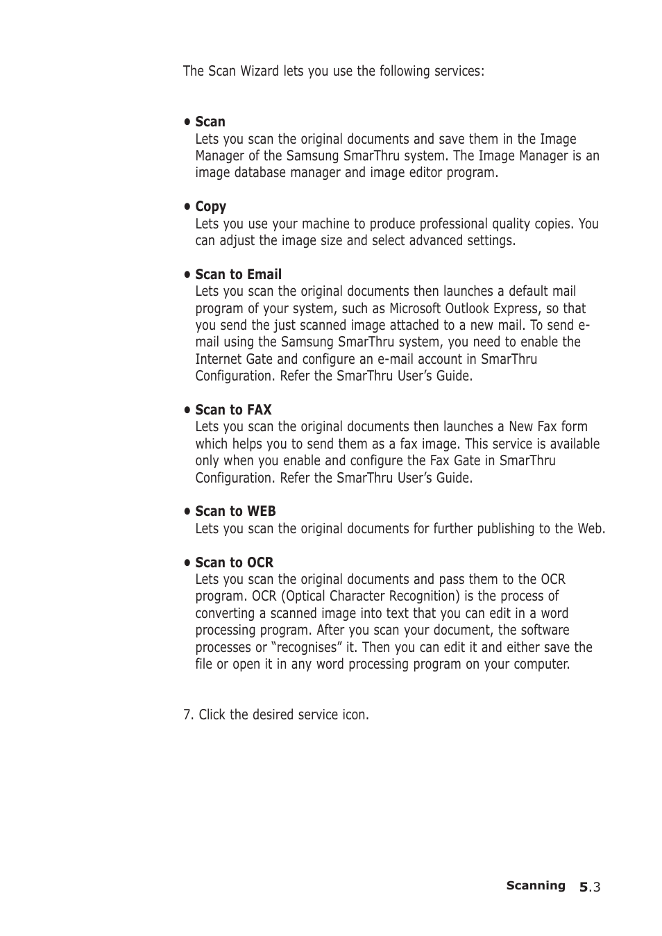 Samsung SF-555P User Manual | Page 130 / 175