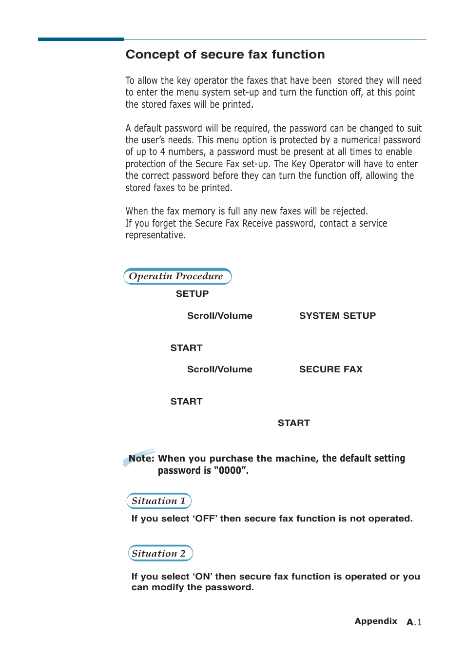 Concept of secure fax function | Samsung SF-555P User Manual | Page 162 / 175