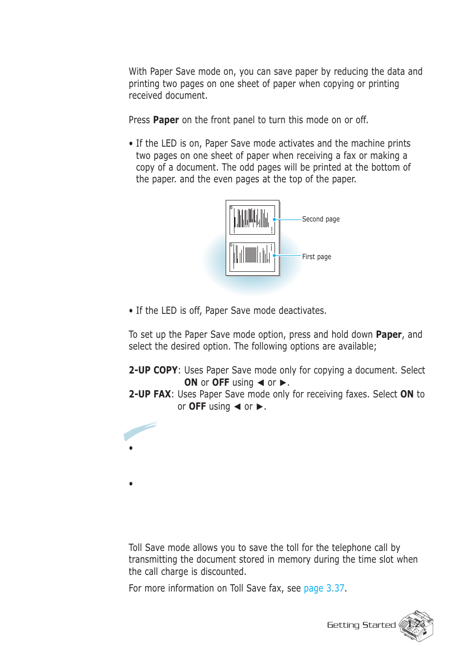 Samsung SF-555P User Manual | Page 34 / 175