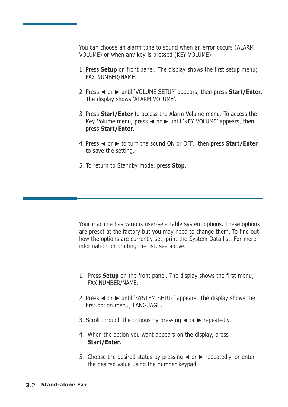 Setting alert tones, Setting user-selectable system options | Samsung SF-555P User Manual | Page 51 / 175