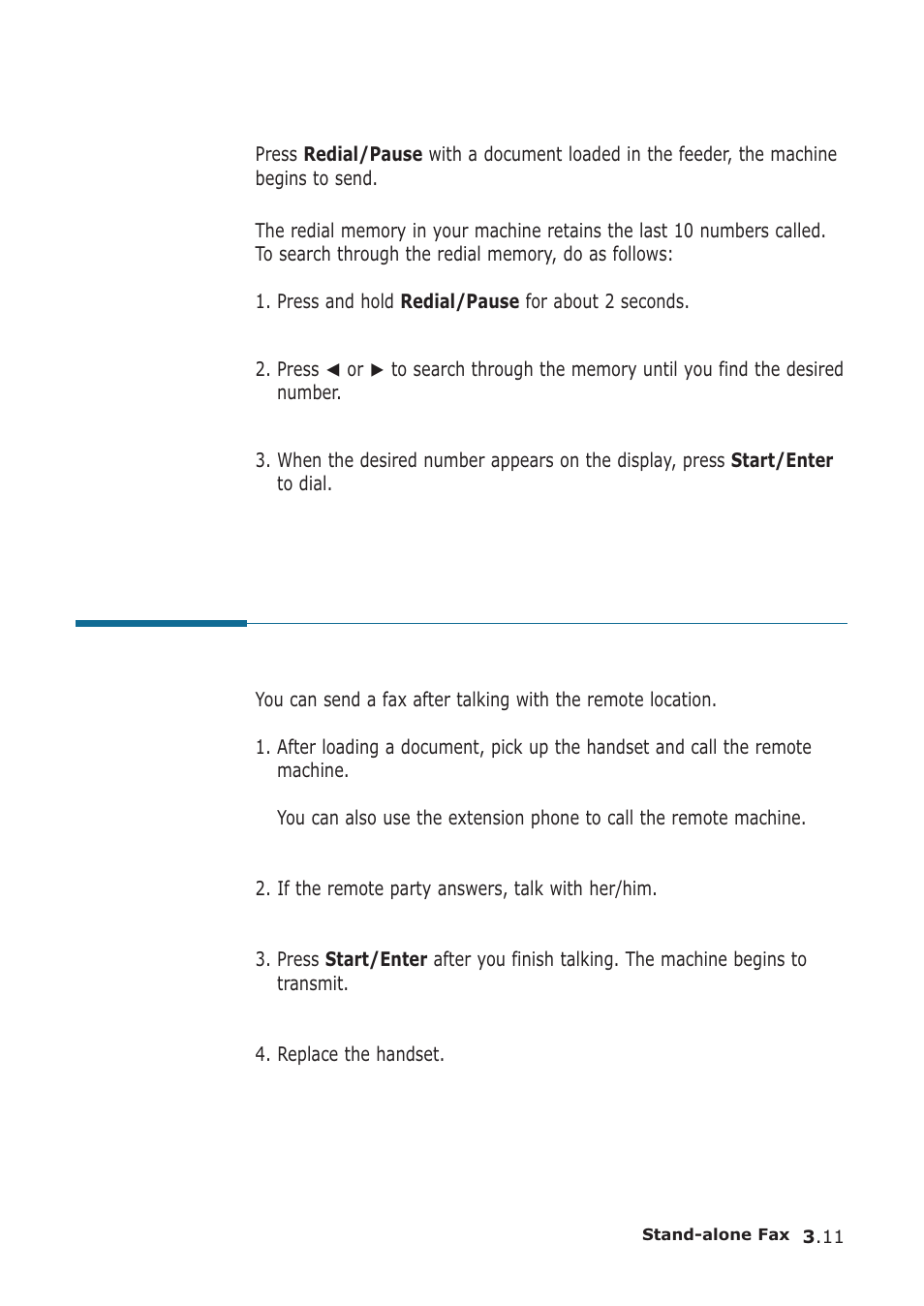 Sending a fax after talking | Samsung SF-555P User Manual | Page 60 / 175