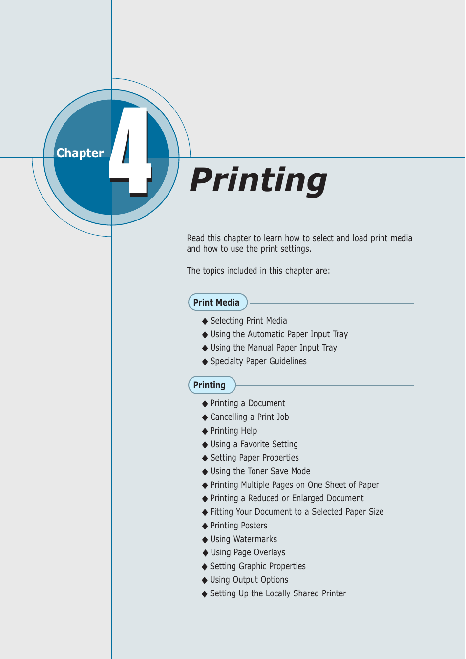 Printing | Samsung SF-555P User Manual | Page 93 / 175