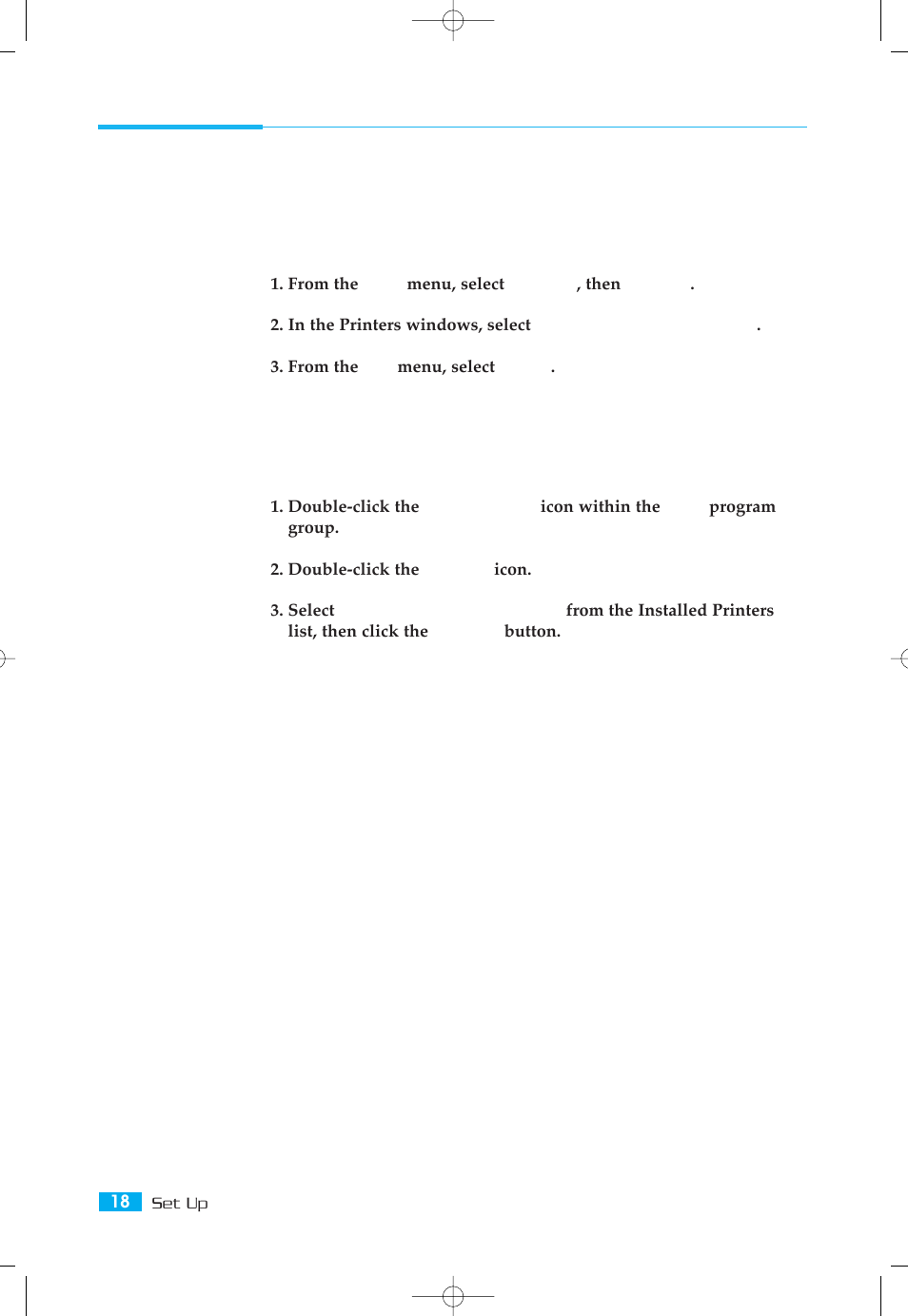 Uninstall printer driver | Samsung ML-5000A User Manual | Page 9 / 21