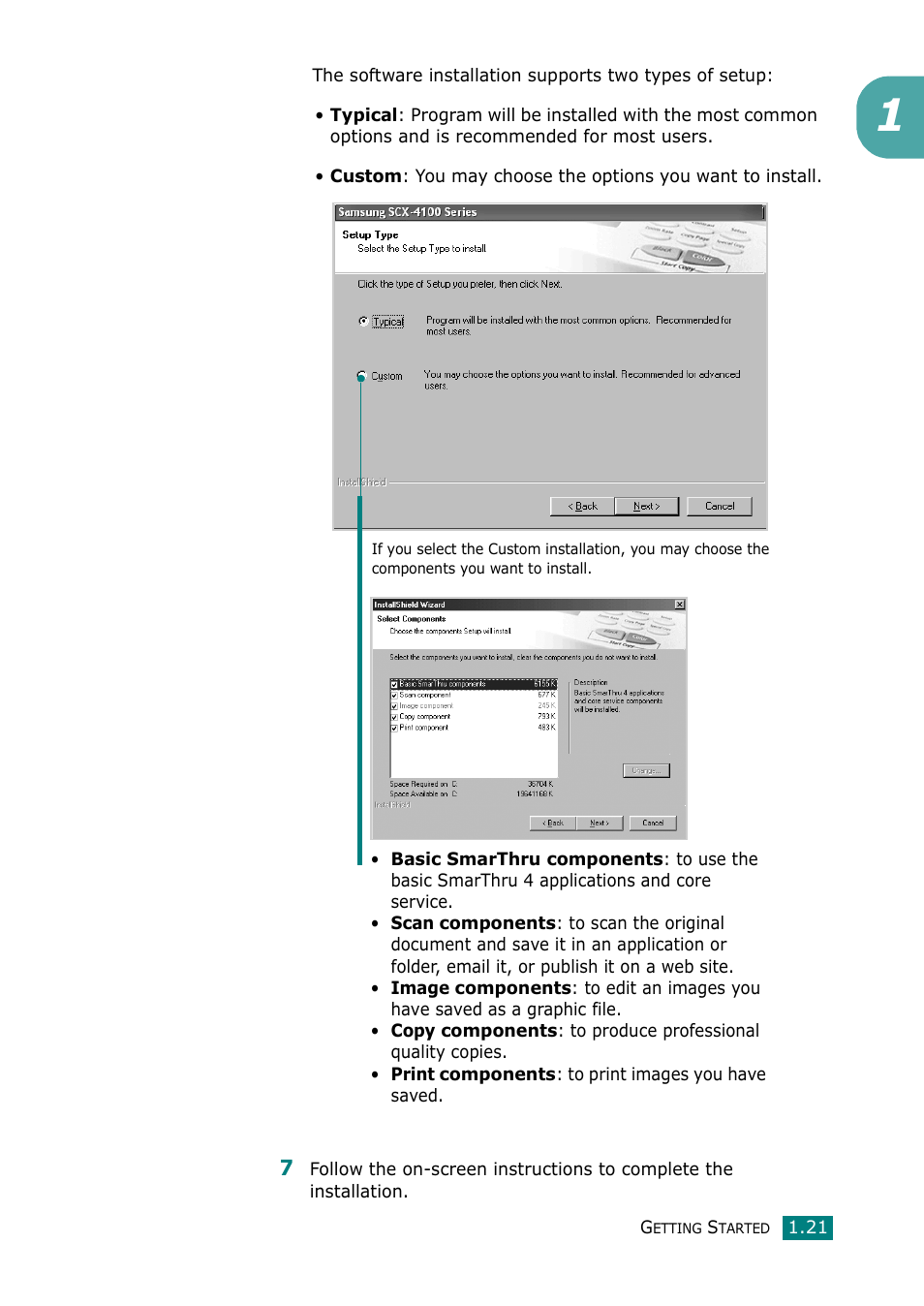 Samsung Laser MFP SCX-4100 User Manual | Page 38 / 169