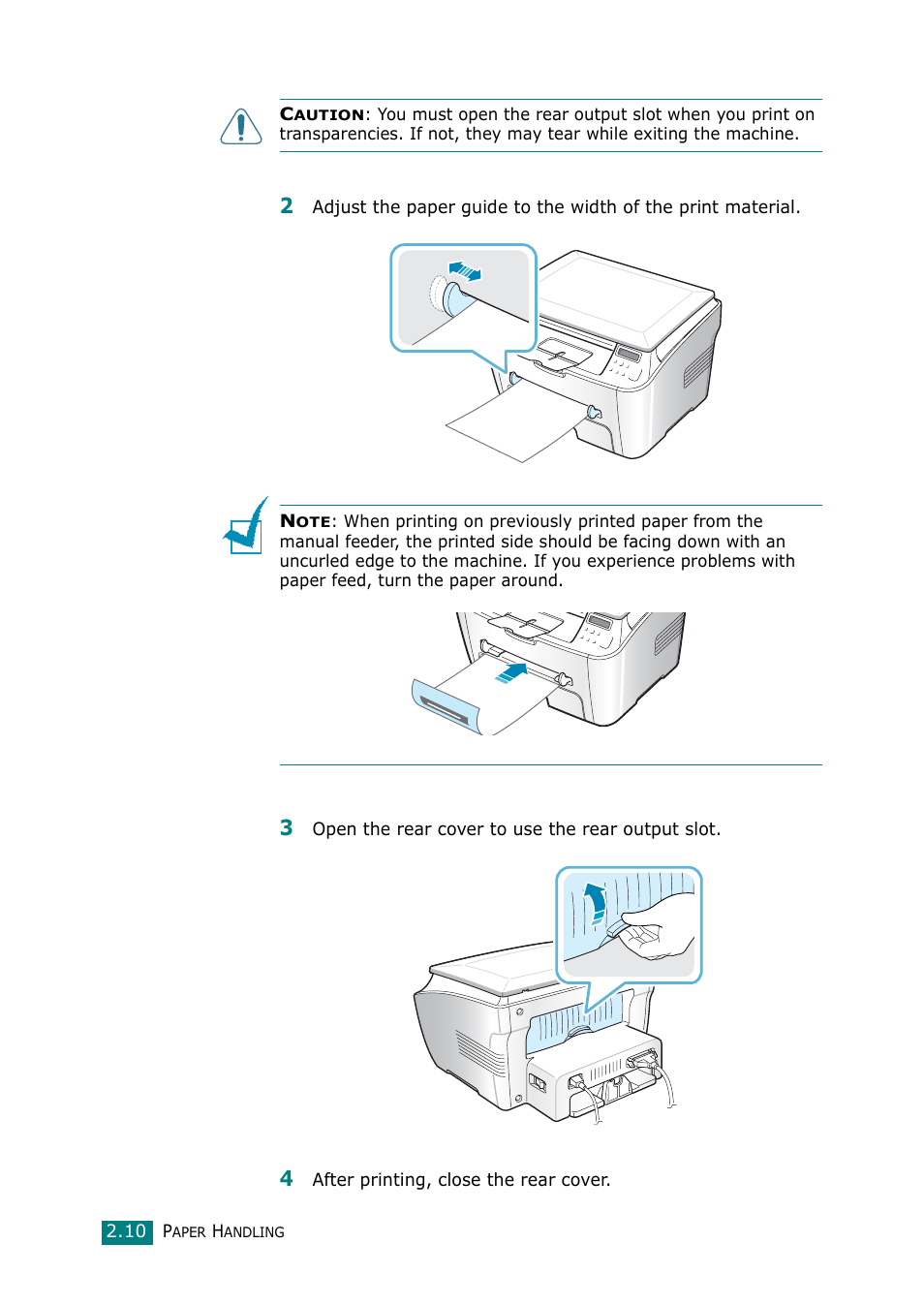 Samsung Laser MFP SCX-4100 User Manual | Page 55 / 169