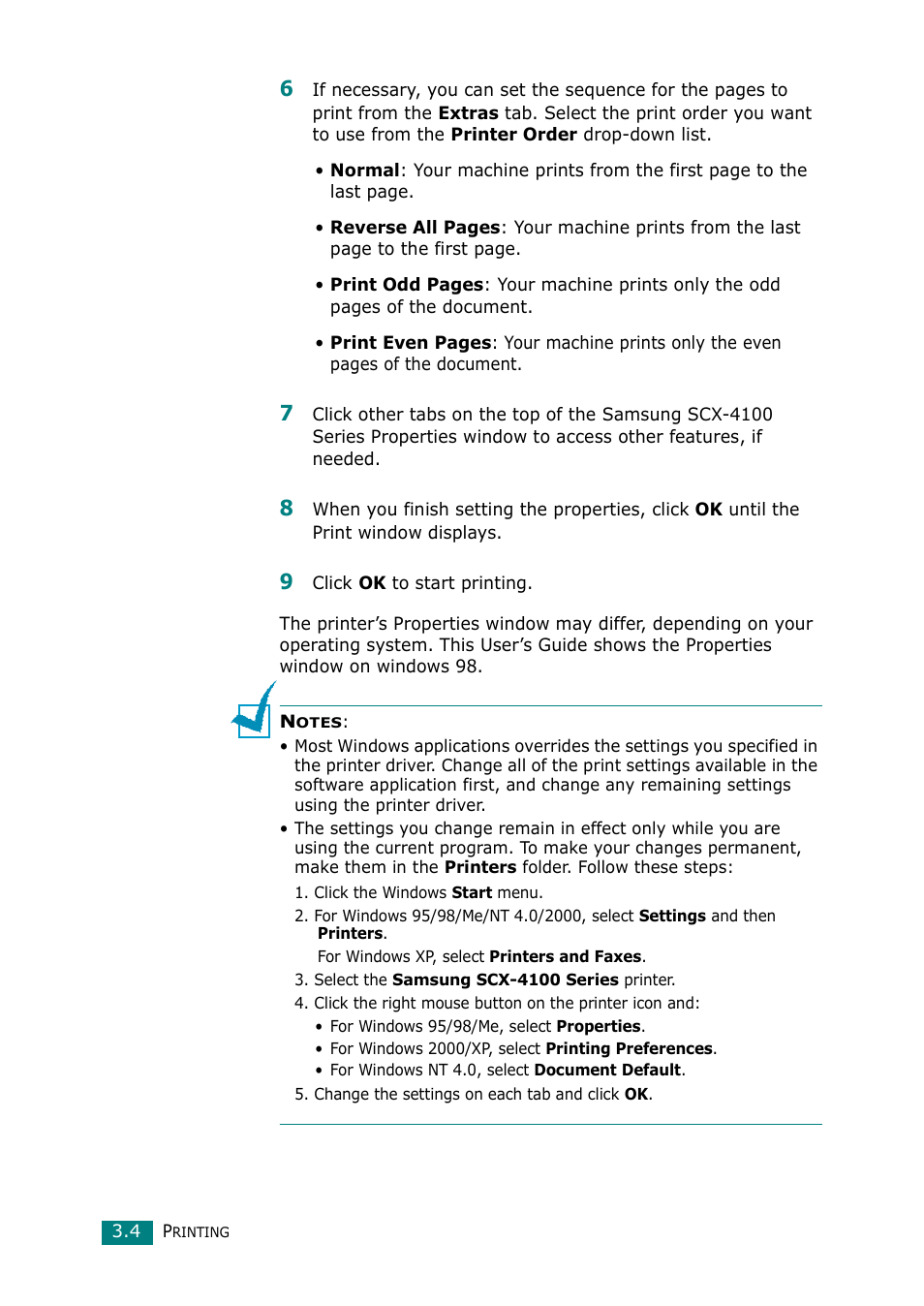 Samsung Laser MFP SCX-4100 User Manual | Page 61 / 169