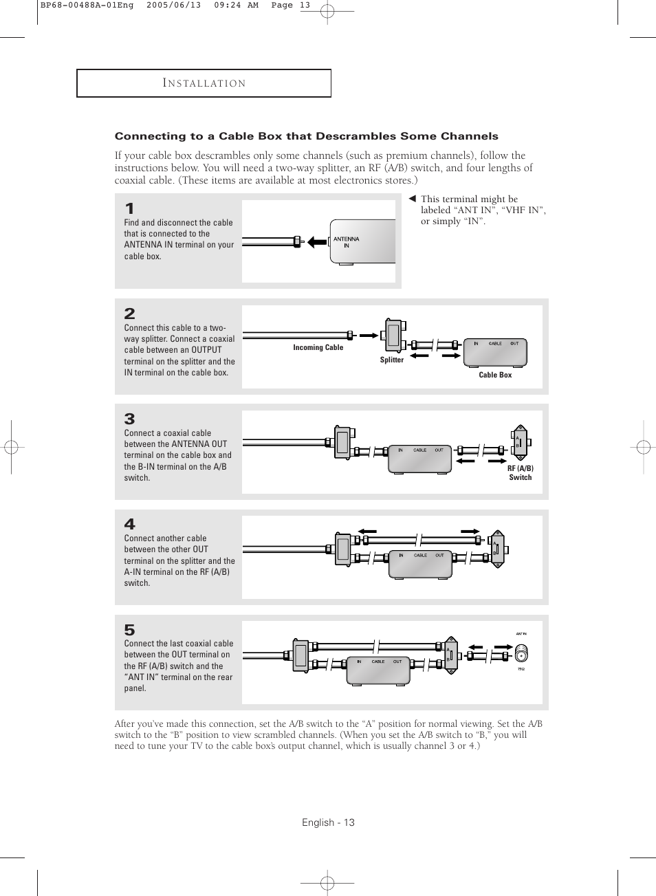 Samsung HC-P5241W User Manual | Page 13 / 64