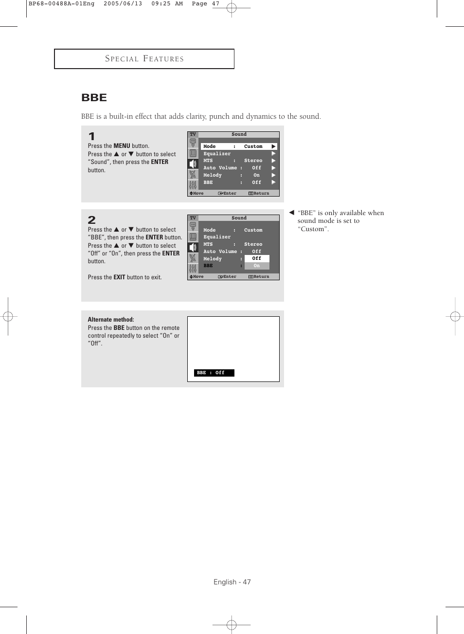 Samsung HC-P5241W User Manual | Page 47 / 64