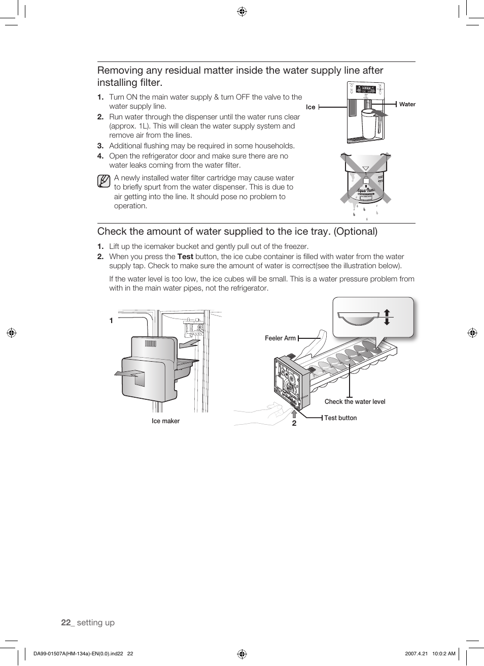 Samsung SRS610HDSS User Manual | Page 22 / 44