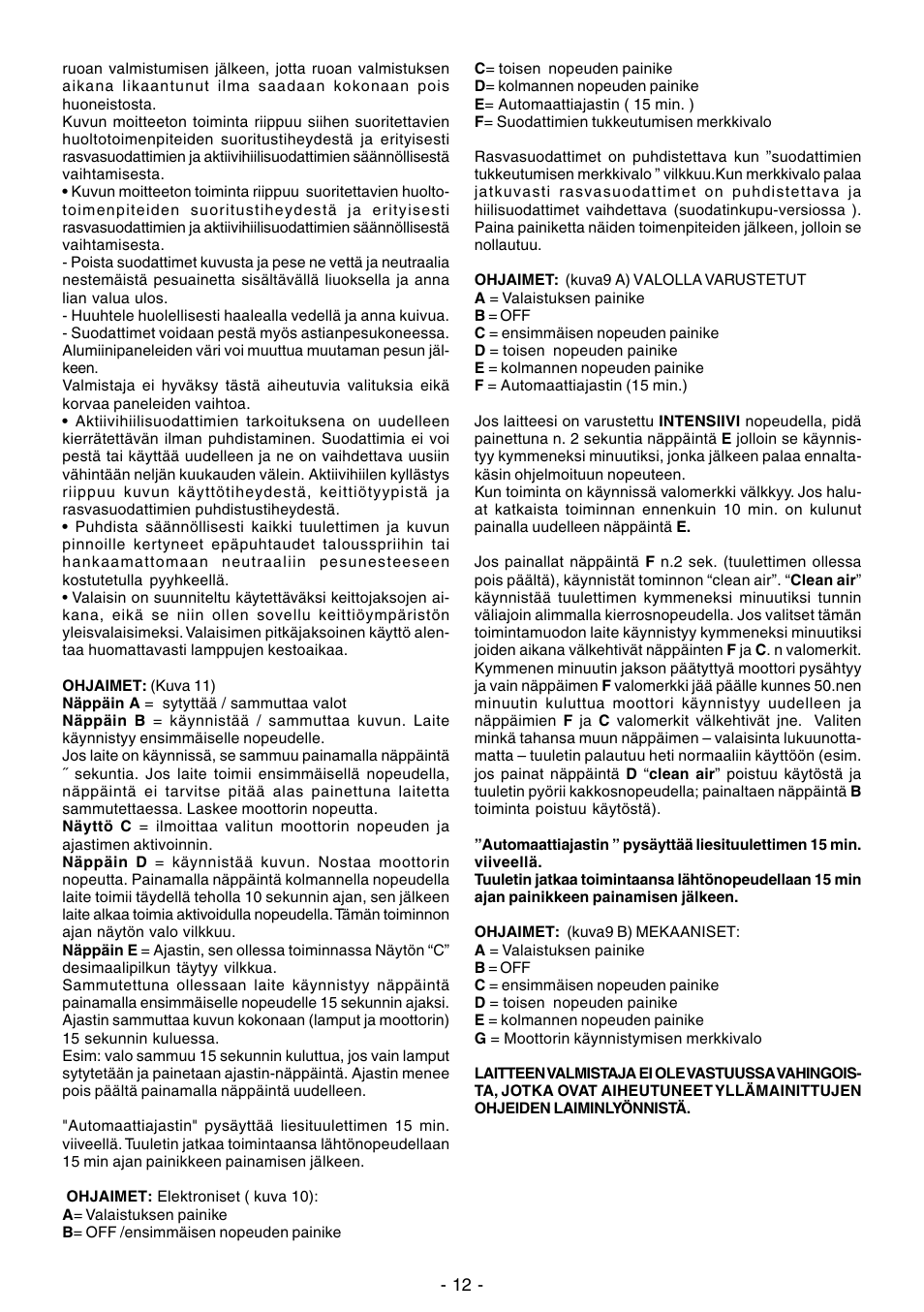 Ardo IT90inox User Manual | Page 12 / 28