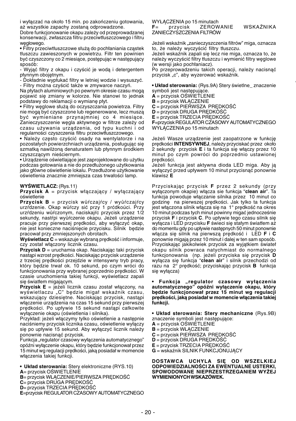 Ardo IT90inox User Manual | Page 20 / 28
