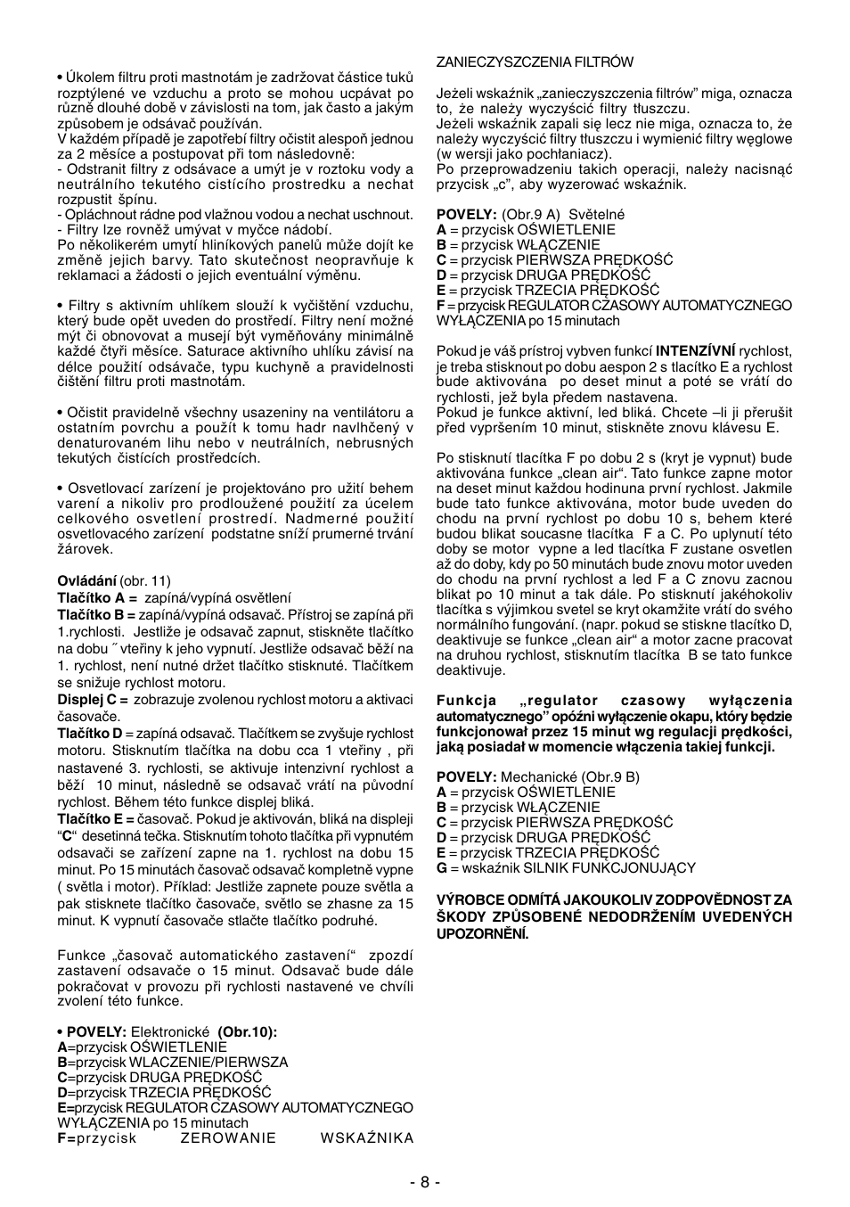 Ardo IT90inox User Manual | Page 8 / 28
