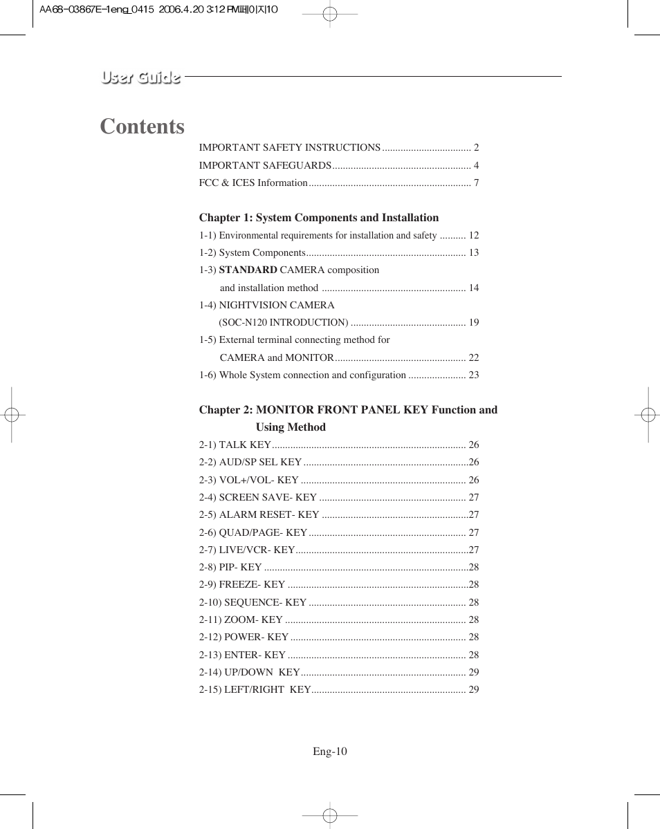 Samsung SMO-XAAV User Manual | Page 10 / 105