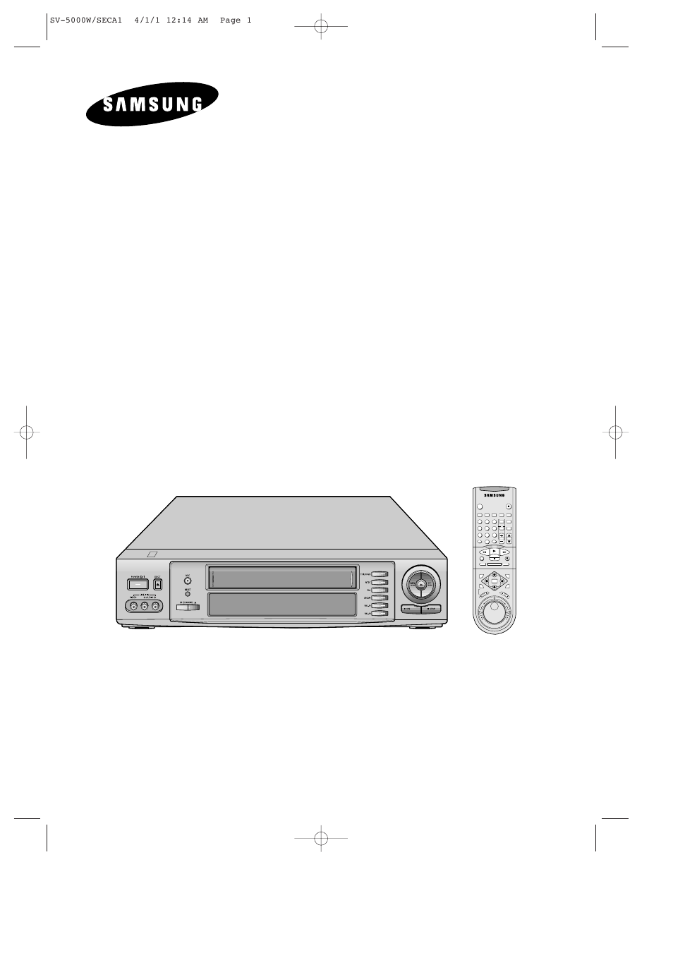 Samsung SV-5000 User Manual | 56 pages