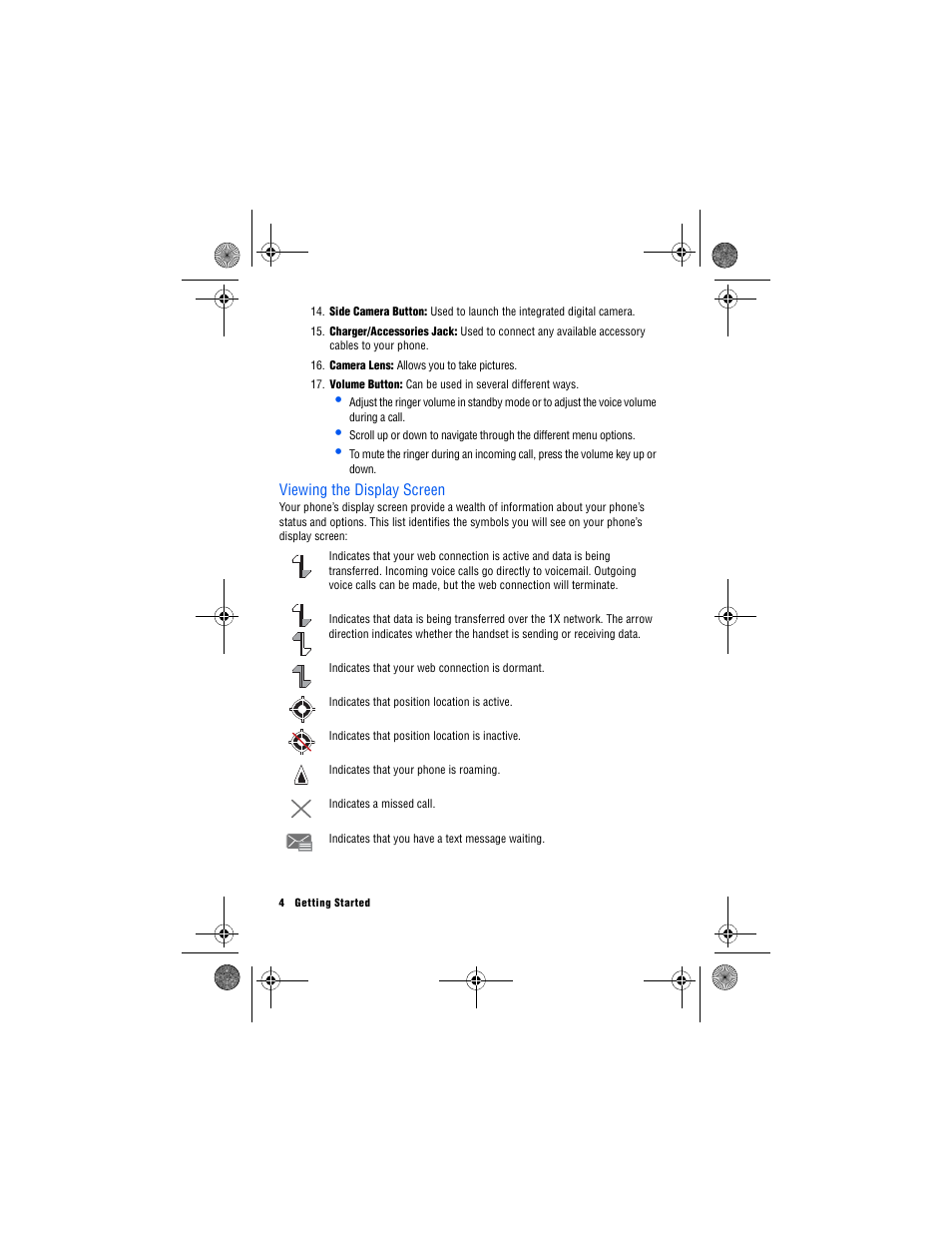 Viewing the display screen | Samsung 12172009 User Manual | Page 11 / 117