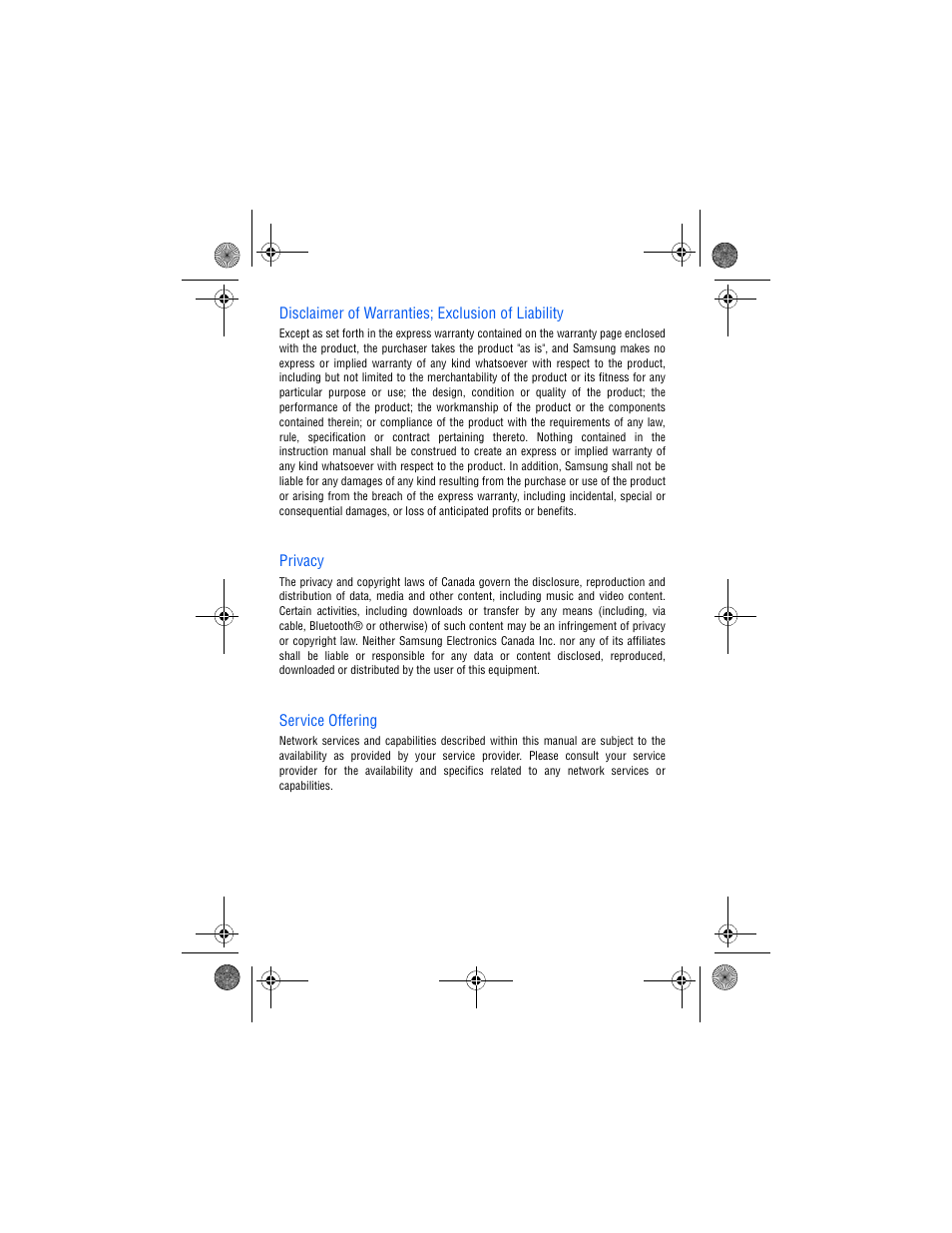 Samsung 12172009 User Manual | Page 3 / 117
