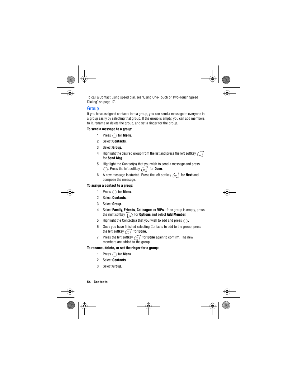 Group | Samsung 12172009 User Manual | Page 61 / 117