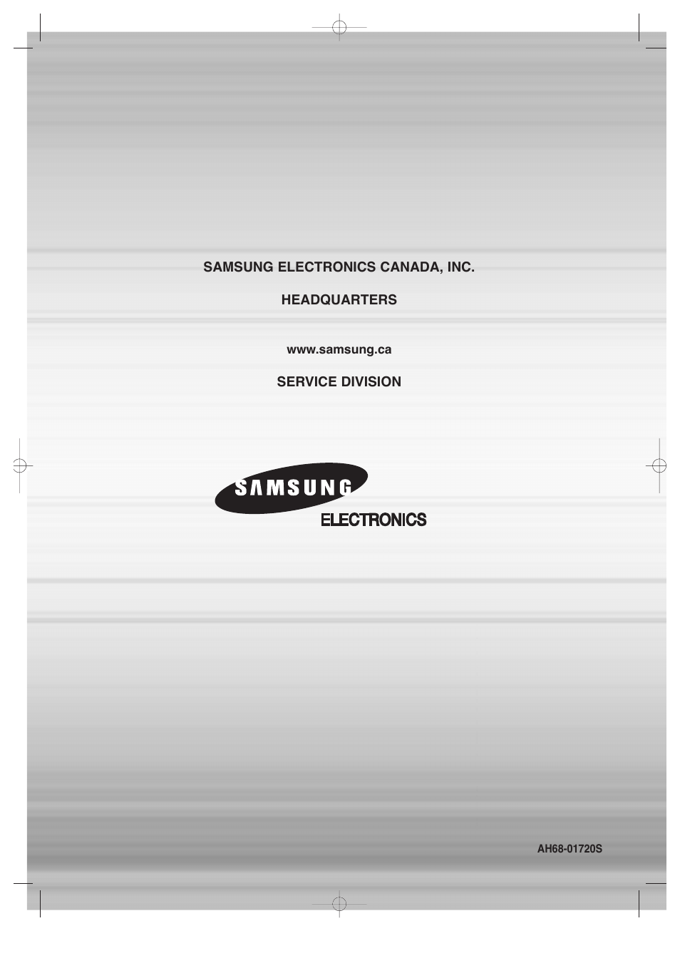 Samsung AH68-01720S User Manual | 89 pages