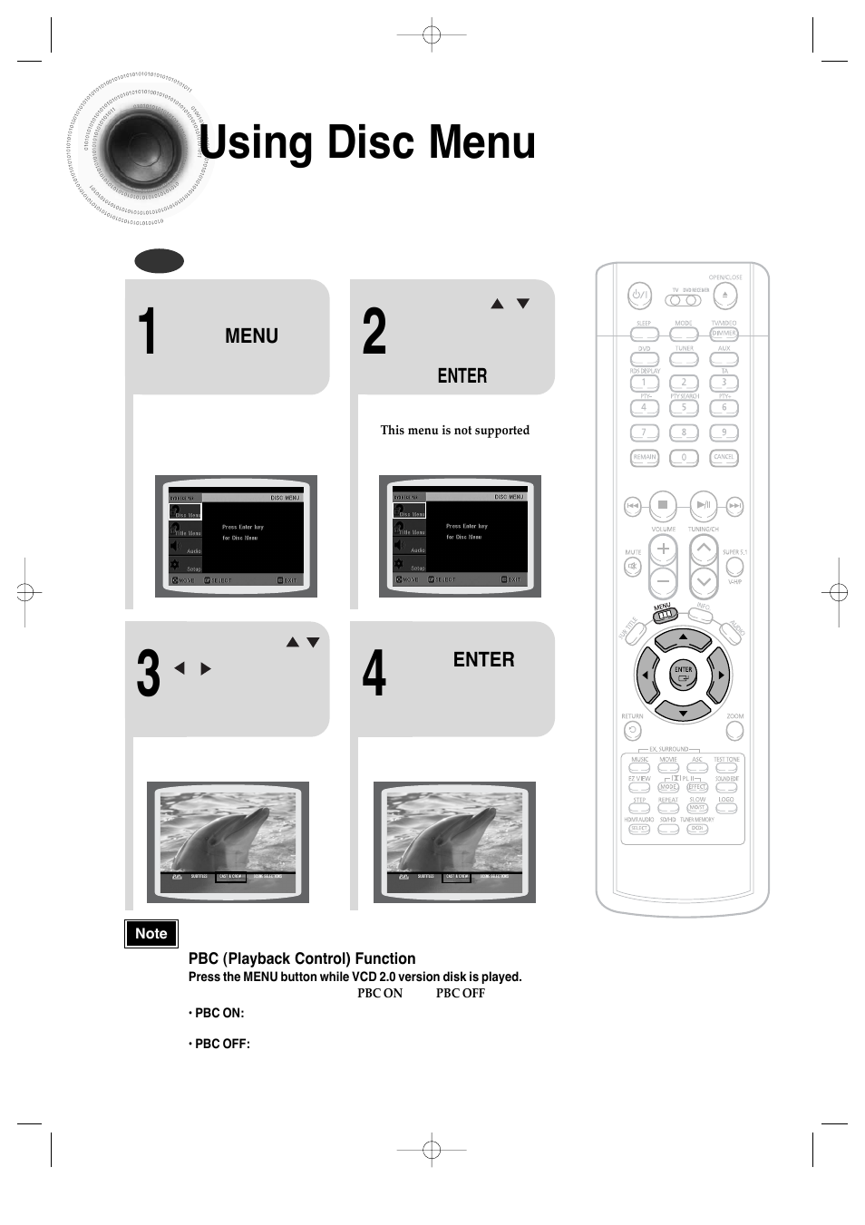 47 using disc menu | Samsung AH68-01720S User Manual | Page 49 / 89