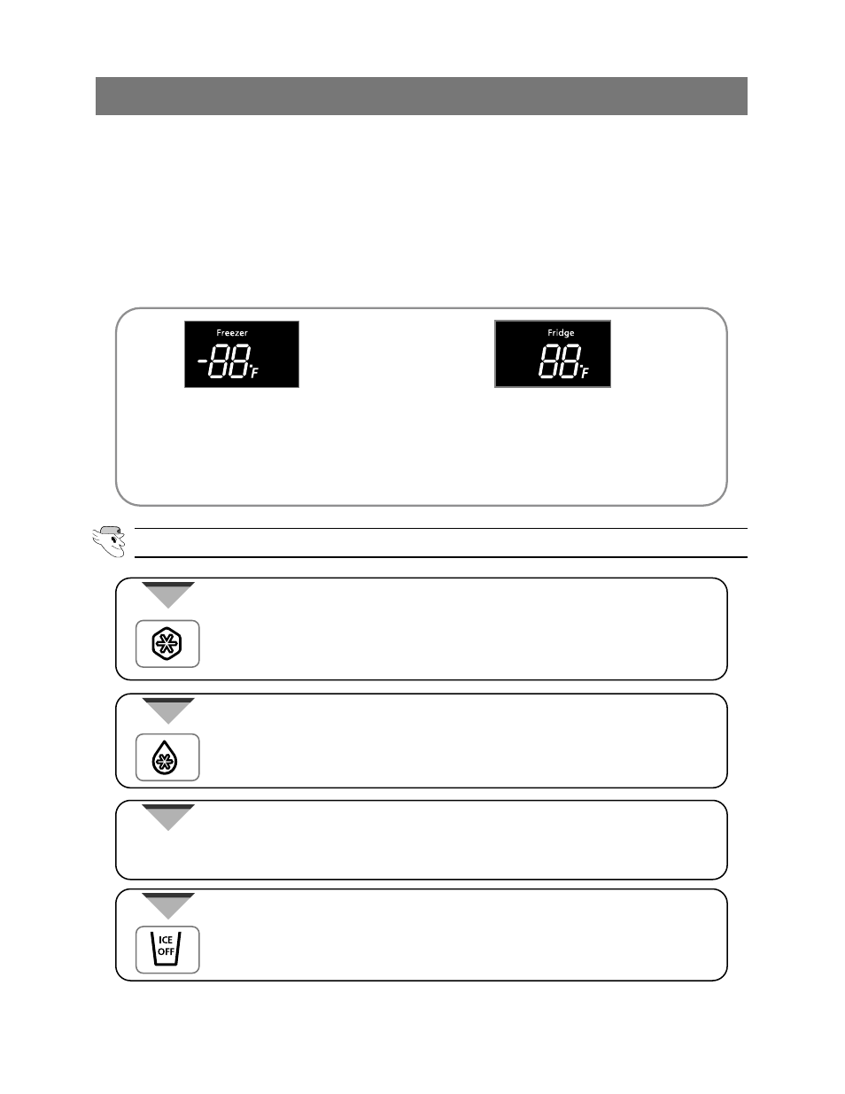 Controlling the freezer and fridge temperatures | Samsung RB195ZABB User Manual | Page 8 / 24