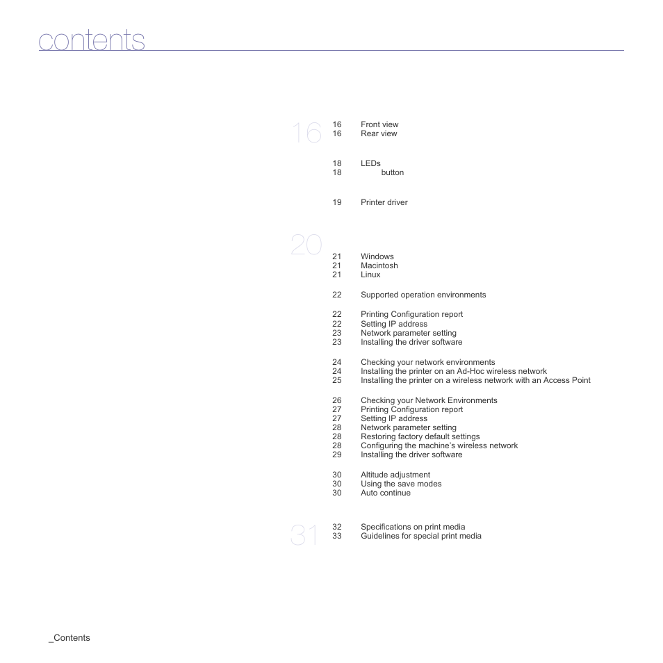 Samsung CLP-310W User Manual | Page 14 / 107