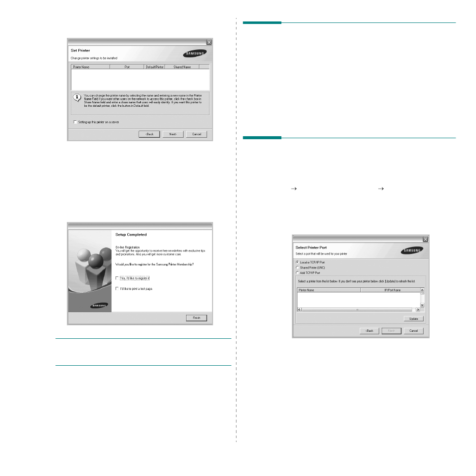 Changing the software language, Reinstalling printer software | Samsung CLP-310W User Manual | Page 77 / 107