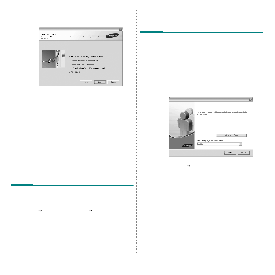 Removing printer software, Installing mono printer driver | Samsung CLP-310W User Manual | Page 78 / 107