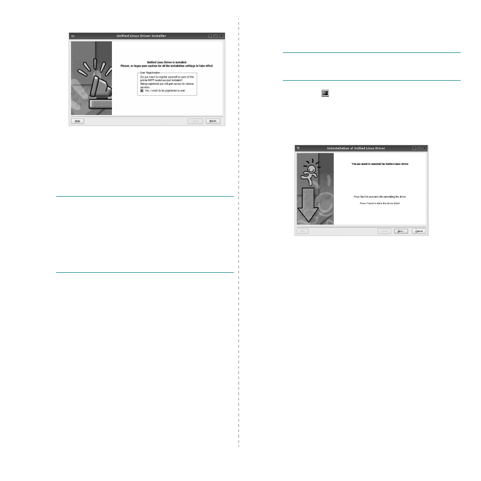 Uninstalling the unified linux driver | Samsung CLP-310W User Manual | Page 95 / 107