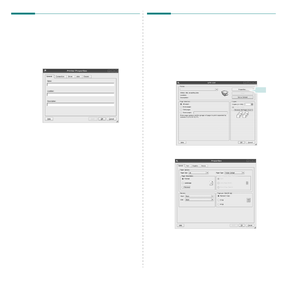 Configuring printer properties, Printing a document, Printing from applications | Configuring printer properties printing a document | Samsung CLP-310W User Manual | Page 98 / 107