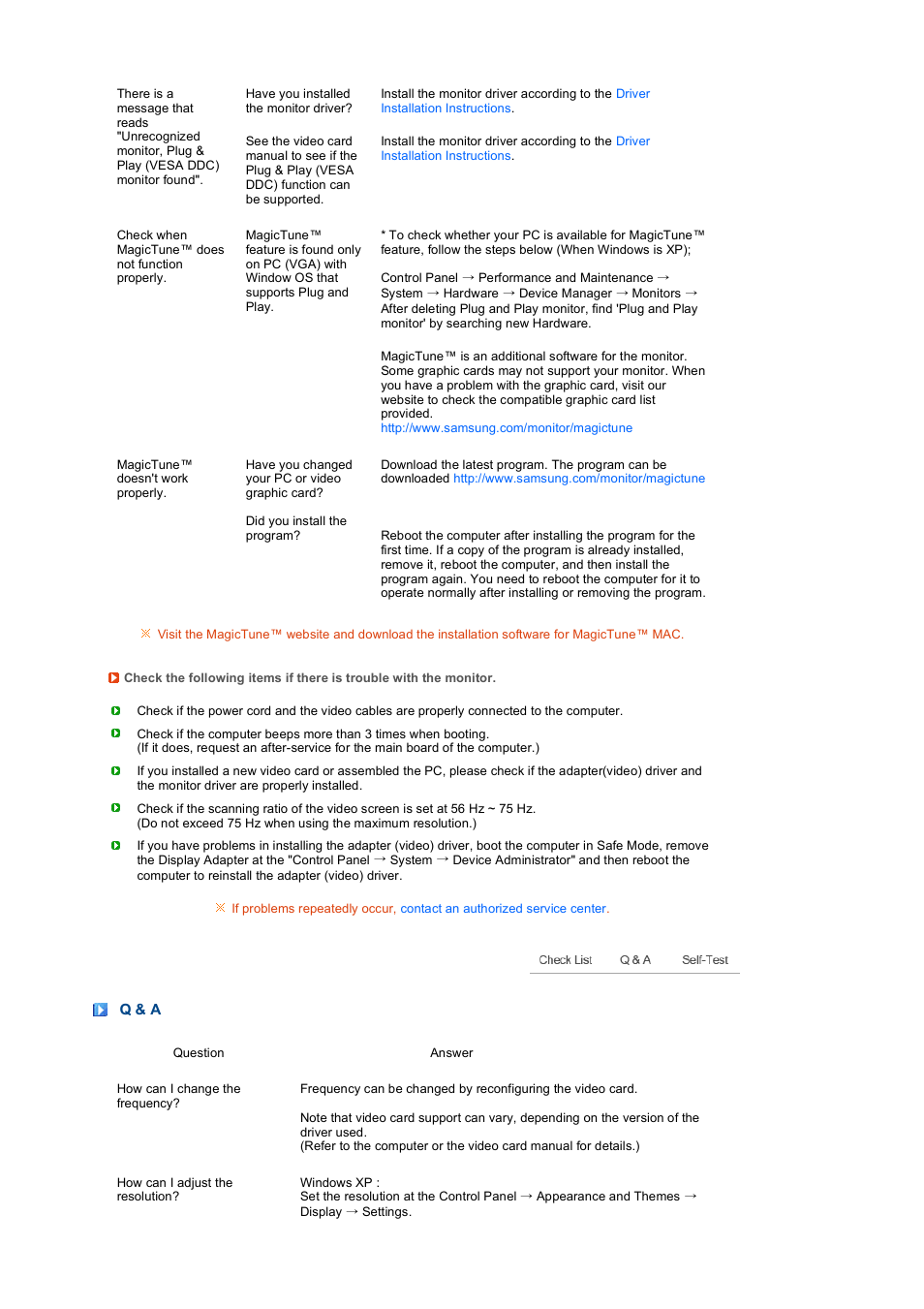 Samsung 225UW User Manual | Page 49 / 59