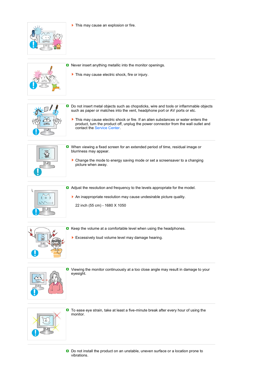 Samsung 225UW User Manual | Page 8 / 59