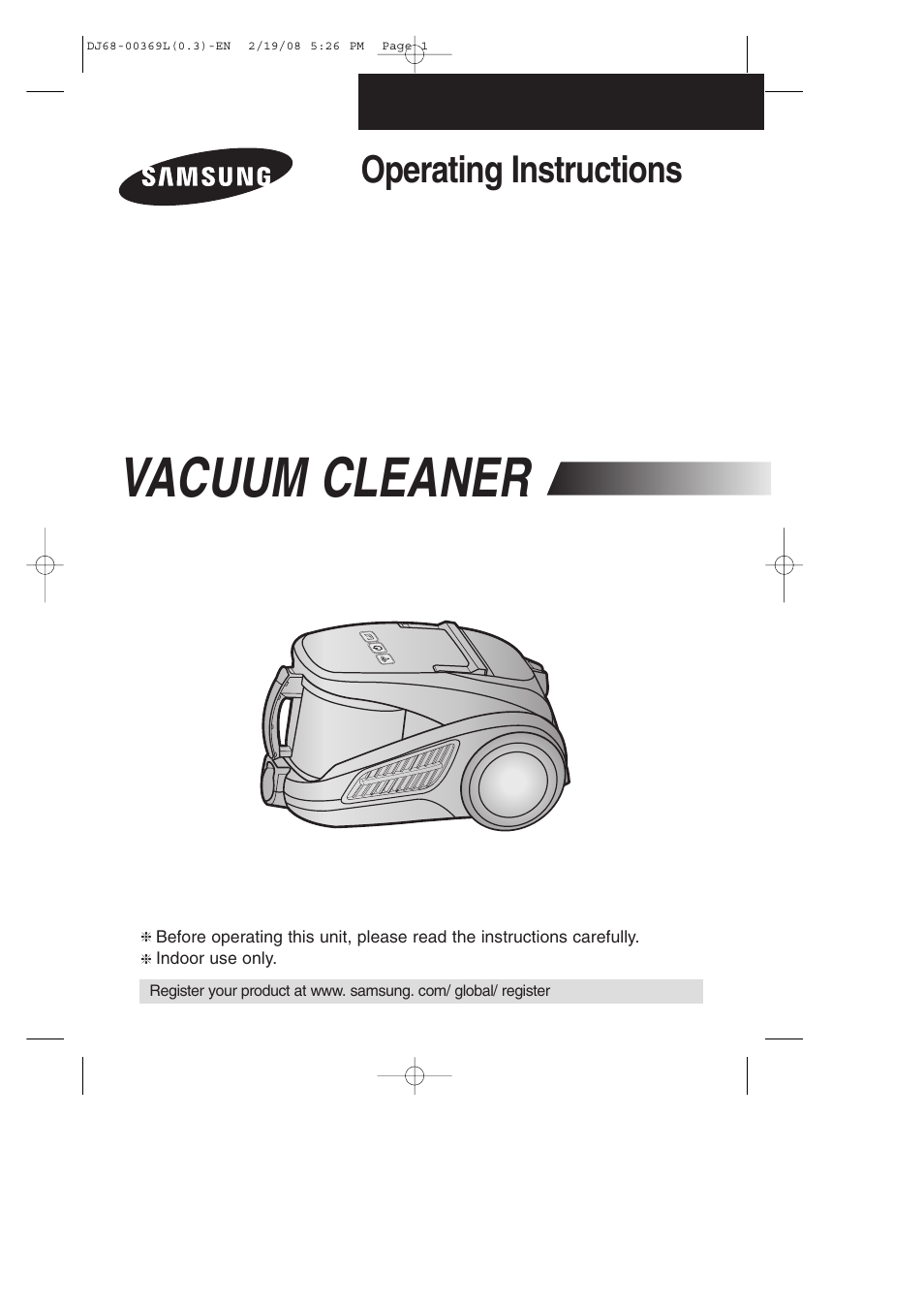 Samsung DJ68-00369L User Manual | 16 pages