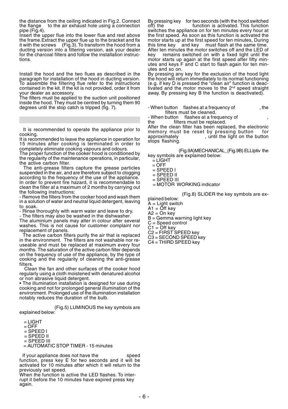 Ardo VA61INOX User Manual | Page 6 / 28
